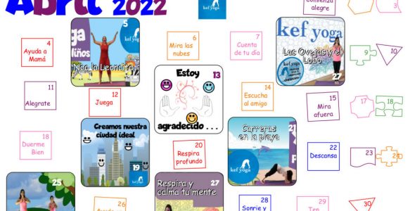 Calendario Kef Yoga Abril 2022