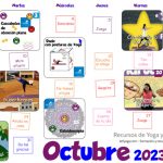 calendario kef yoga octubre 2023